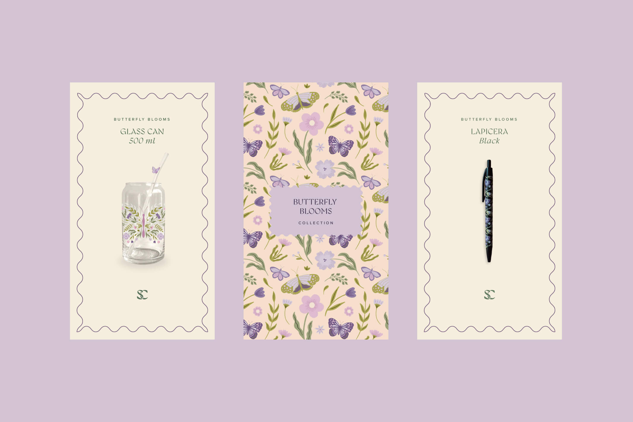 Butterfly Blooms illustrated collection