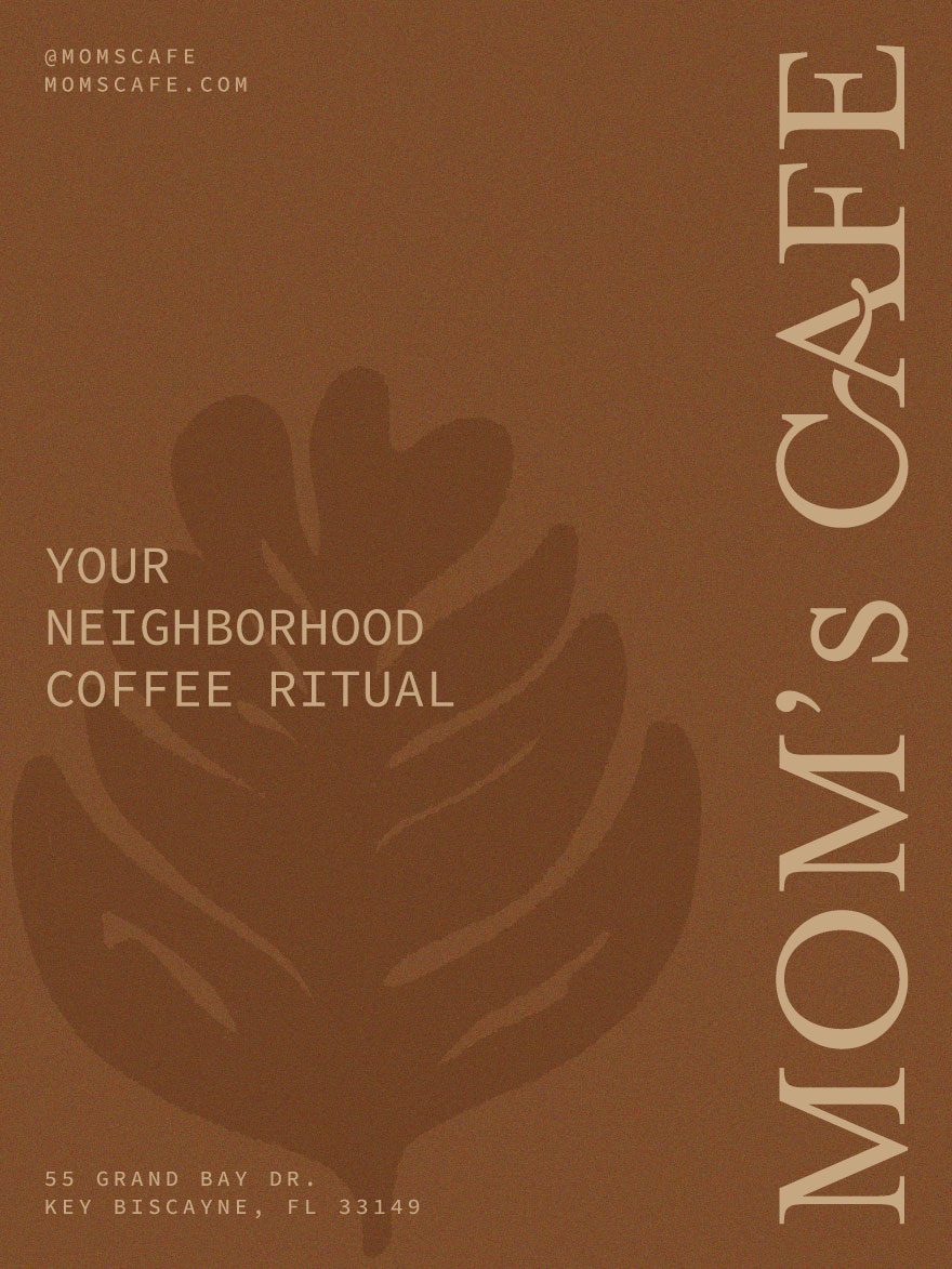 Mom's Cafe branding