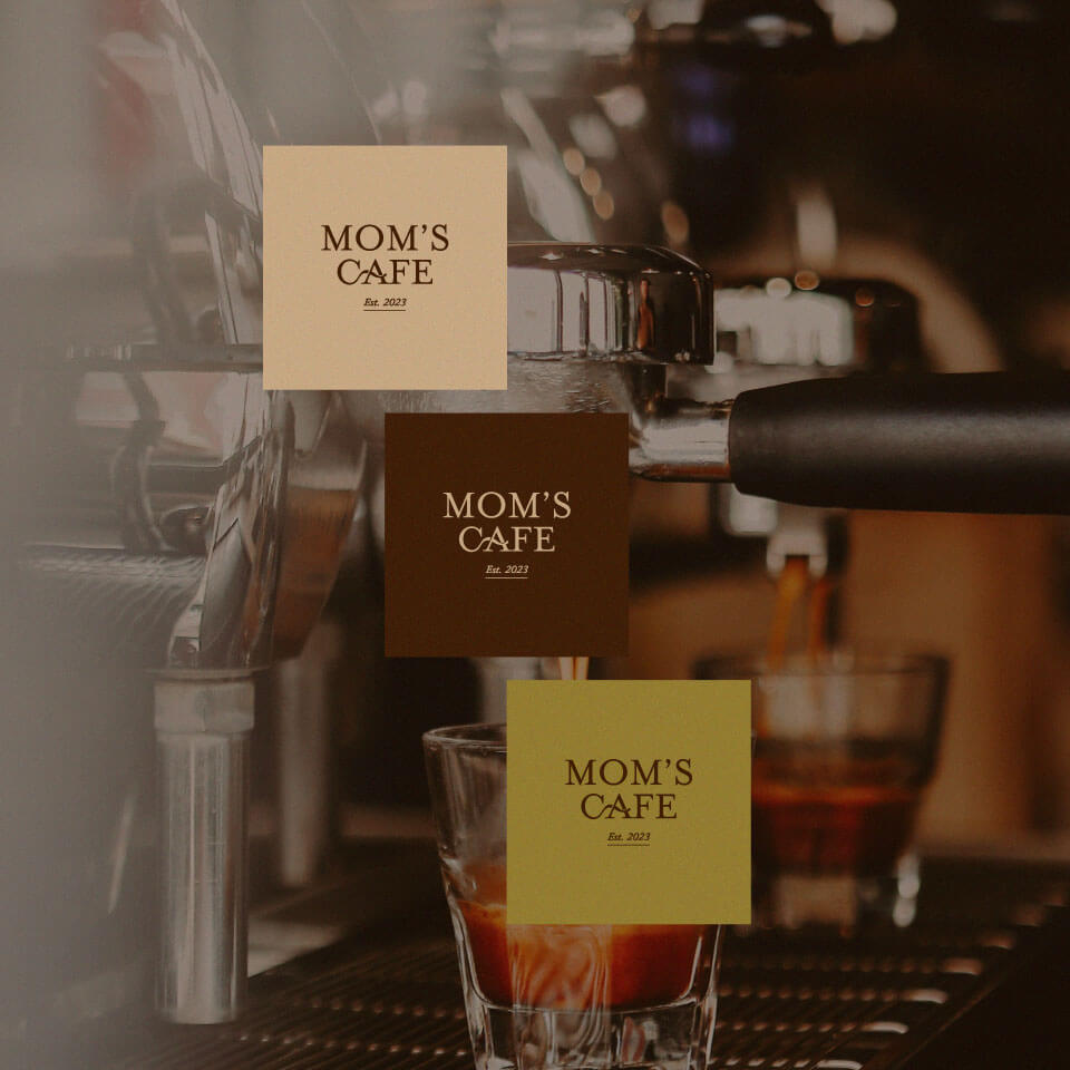Mom's Cafe branding