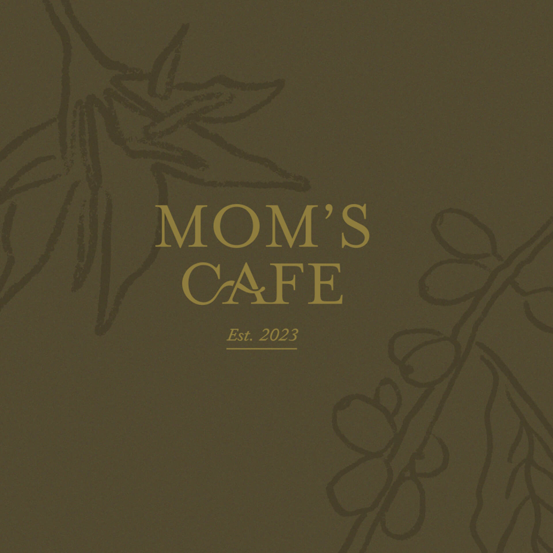 Mom's Cafe branding