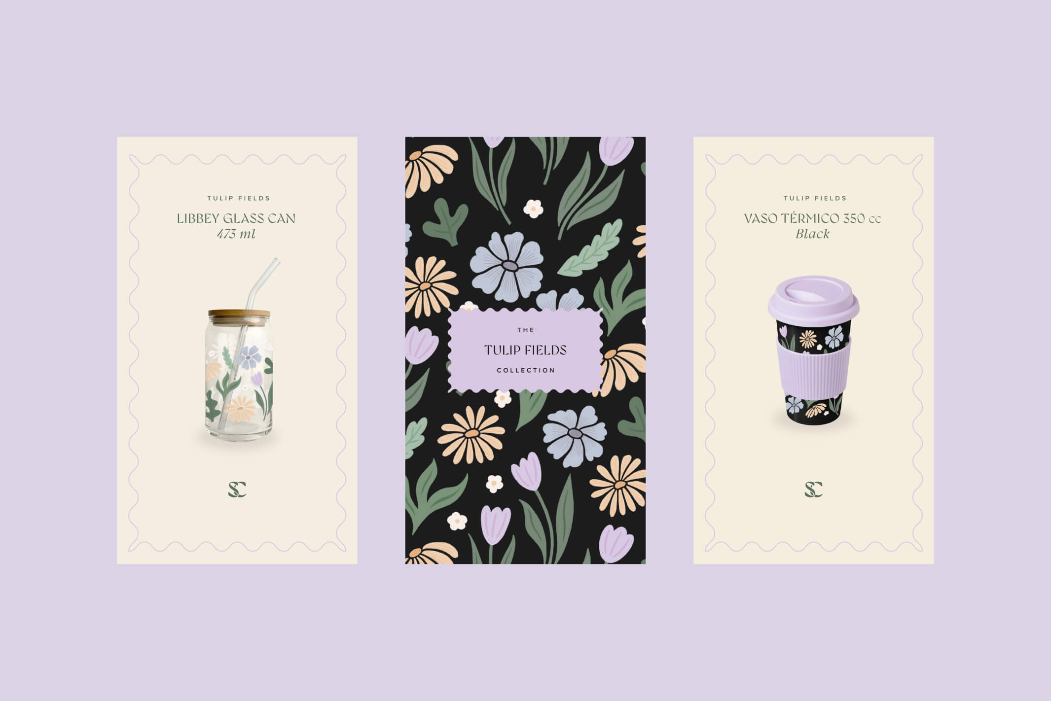Tulip Fields illustrated collection