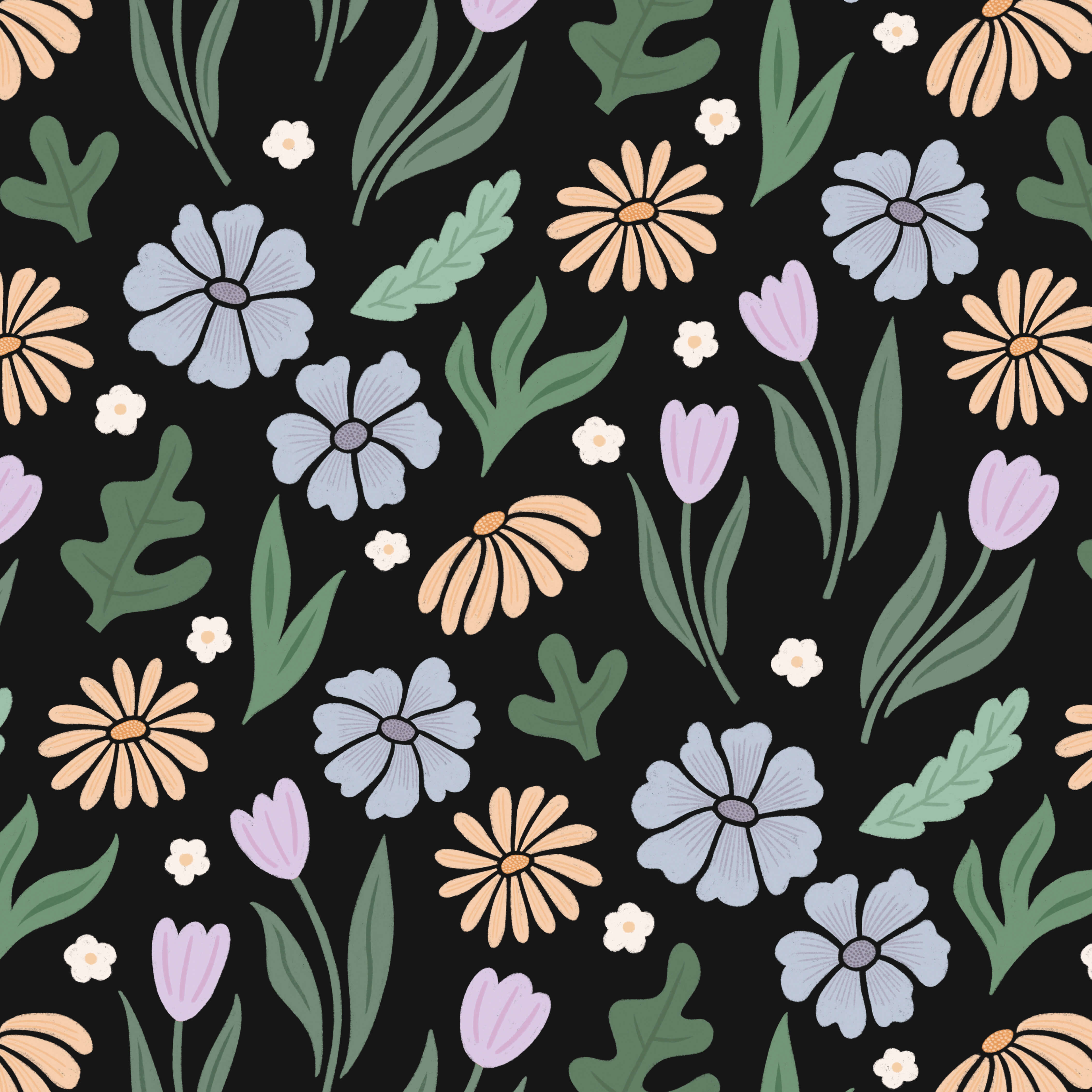Tulip Fields illustrated collection